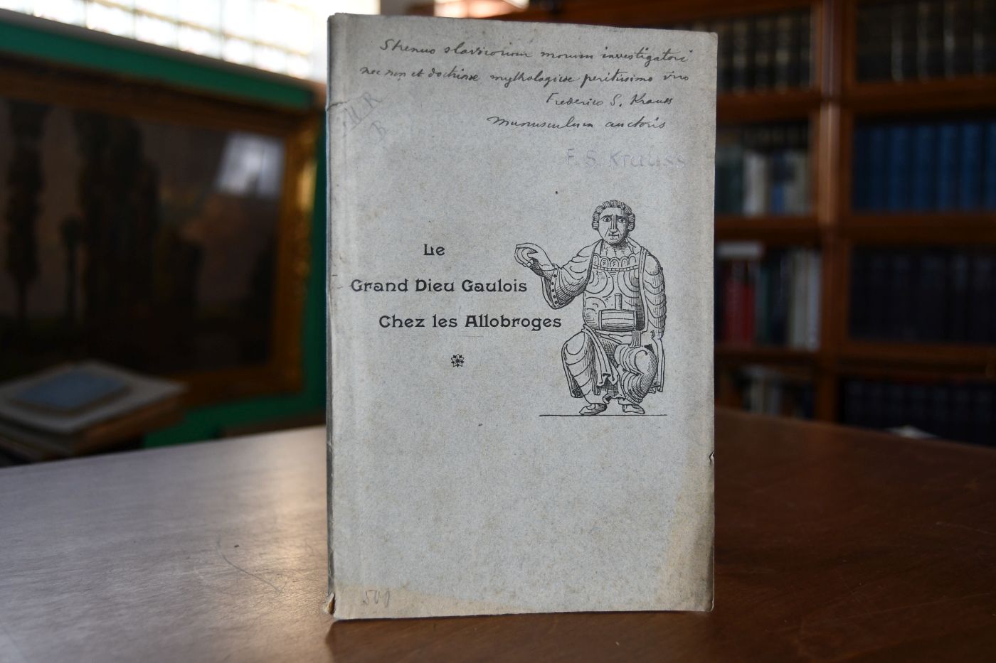 Le Grand Dieu Gaulois chez les Allobroges. Opuscule dédié à Anatole de Barthélemy pour célébrer le soixanthième anniversaire de son élection comme membre de la Société des Antiquaires de France le 9 Mai 1842.