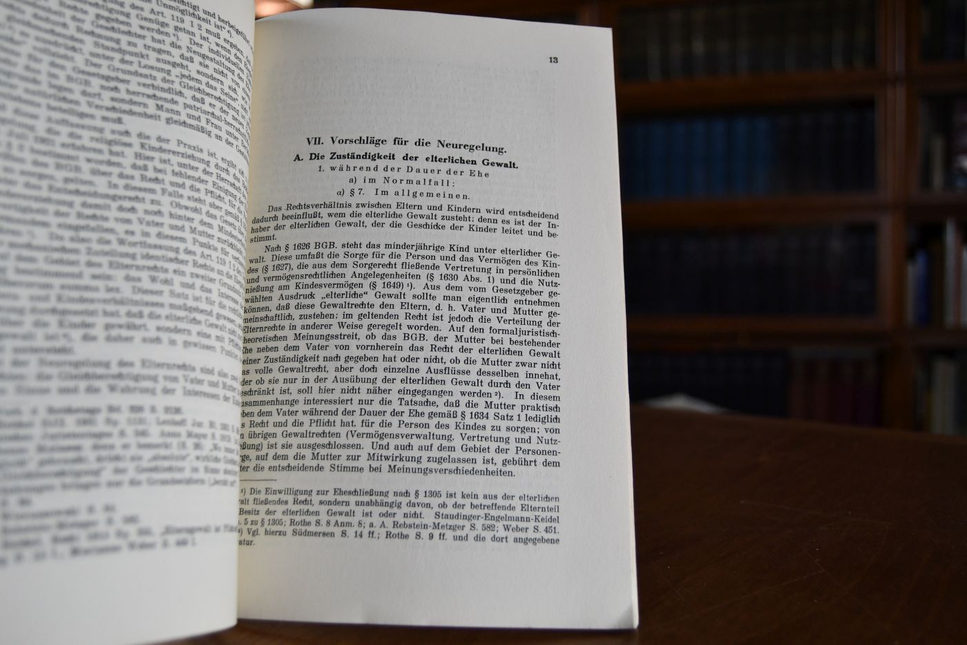 Gleichberechtigung der Geschlechter im künftigen Elternrecht (Reichsverfassung Artikel 119).