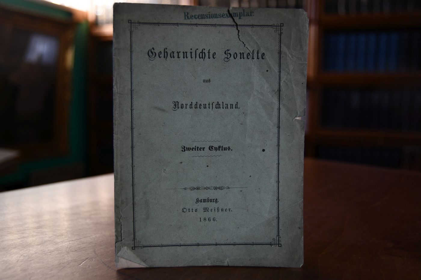 Geharnischte Sonette aus Norddeutschland. Zweiter Cyclus.