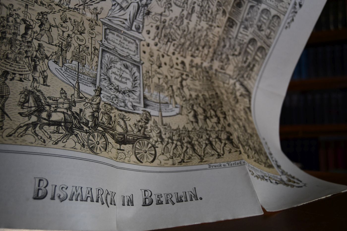 Bismarck in Berlin. Politischer Bilderbogen Nr. 9.