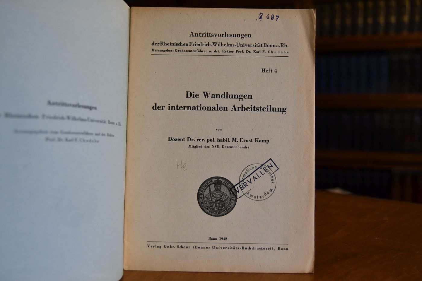 Die Wandlungen der internationalen Arbeitsteilung.