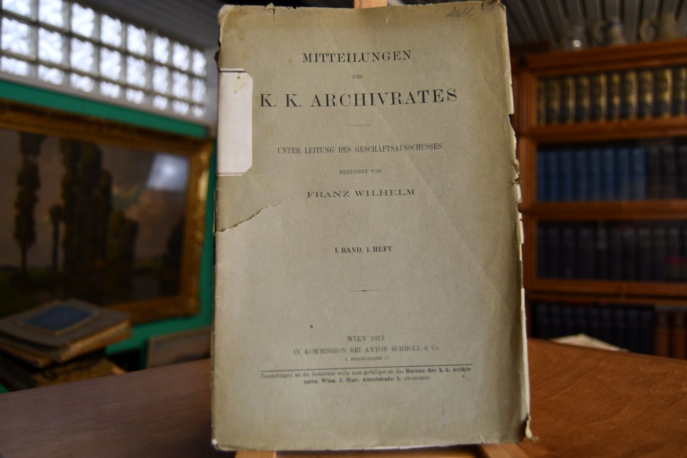 Mitteilungen des K.K. Archivrates. 1. Band, 1. Heft.