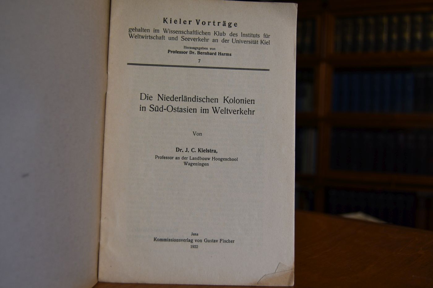 Die Niederländischen Kolonien in Süd-Ostasien im Weltverkehr.
