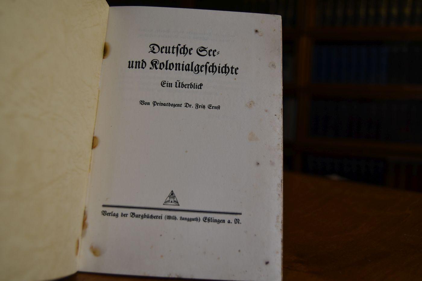Deutsche See- und Kolonialgeschichte. Ein Ueberblick.