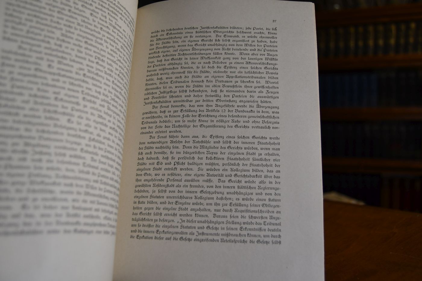 Gedenkblatt zur Erinnerung an die Einsetzung des Oberappellationsgerichts der vier freien Städte Deutschlands in Lübeck am 13. November 1820.
