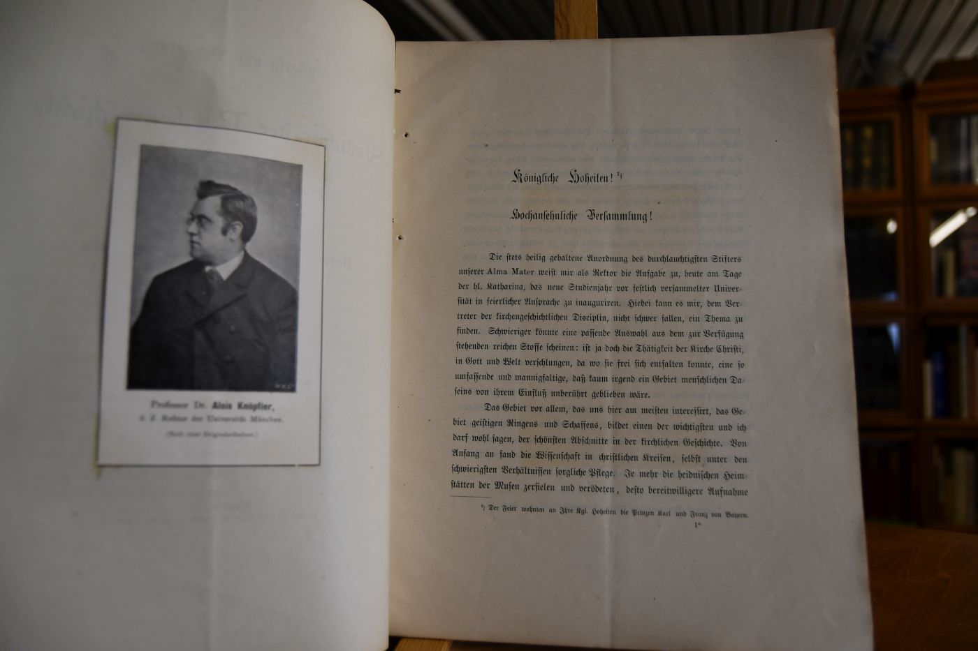 Werth und Bedeutung des Studiums der Kirchengeschichte. Rede beim Antritte des Rektorats der Ludwig-Maximilians-Universität gehalten am 25. November 1893.