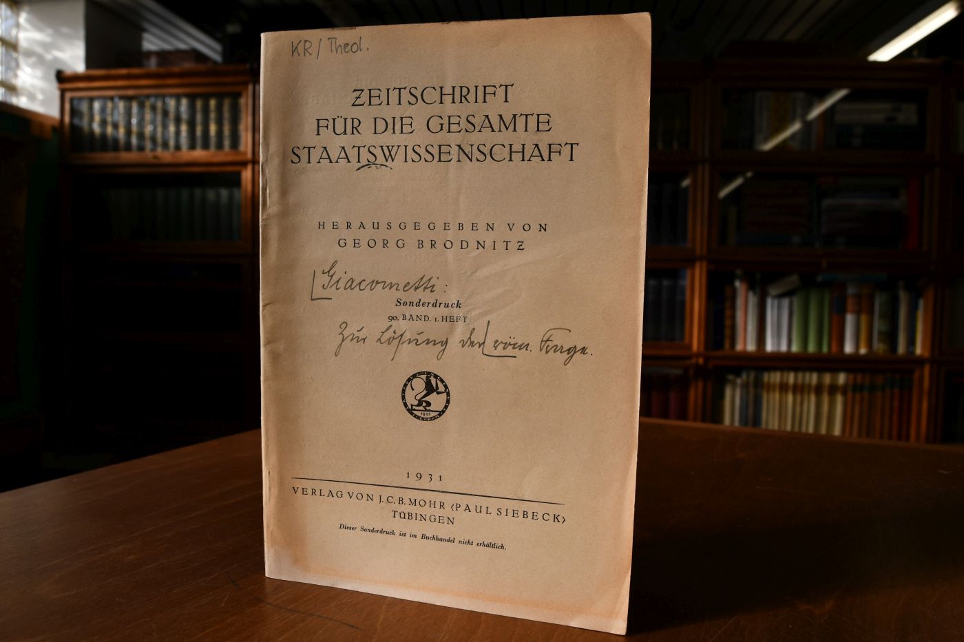 Zur Lösung der römischen Frage.