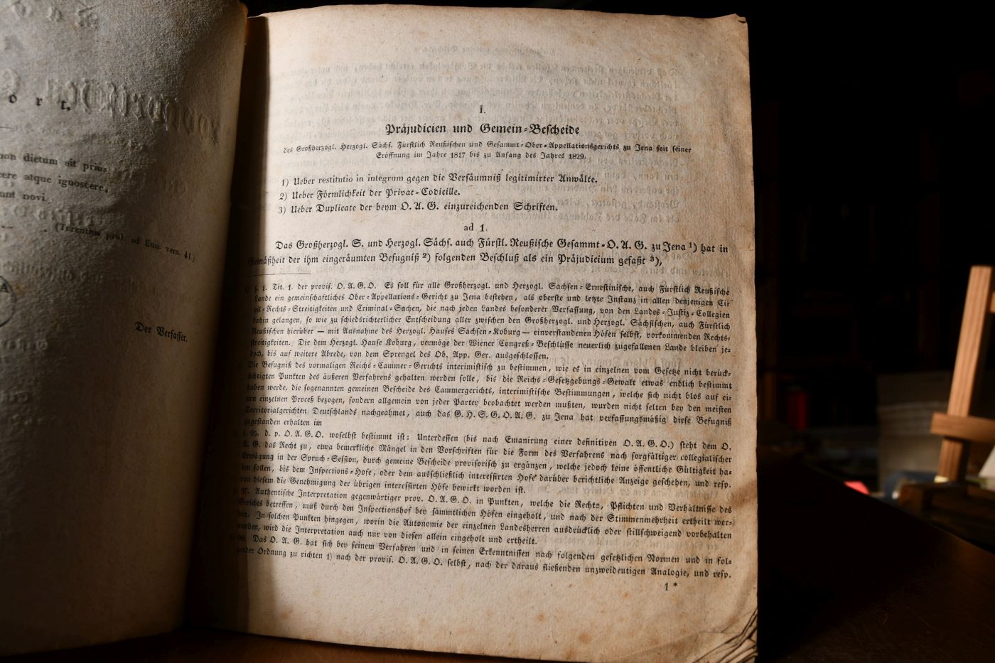 Nachträge zur provisorischen Gerichts-Ordnung des Großherzogl. und Herzogl. Sächs. auch Fürstl. Reußischen Gesammt-Ober-Appellations-Gerichts zu Jena. 1 Vom 1. Januar 1817 bis 1. Januar 1829.