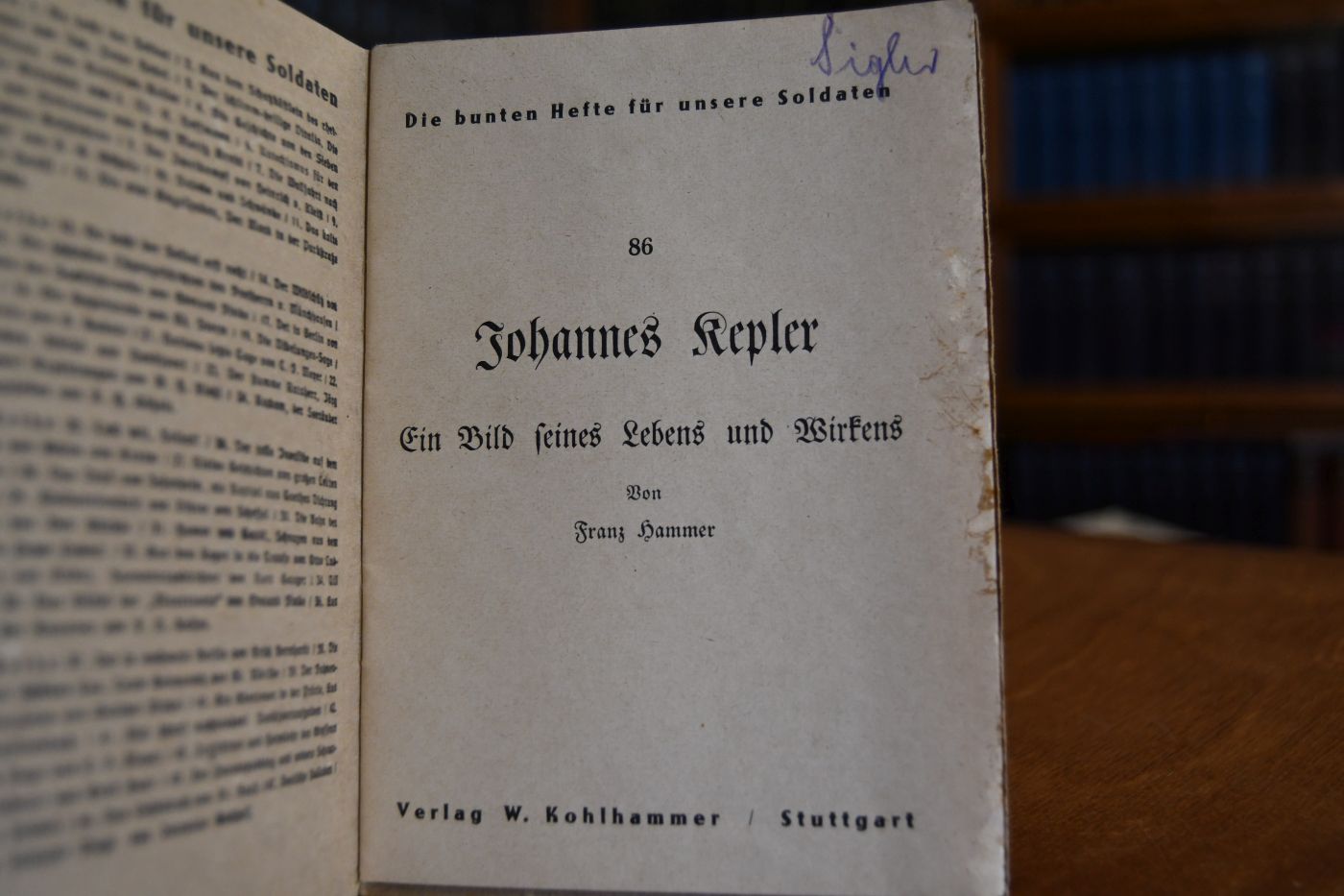 Johannes Kepler. Ein Bild seines Lebens und Wirkens.