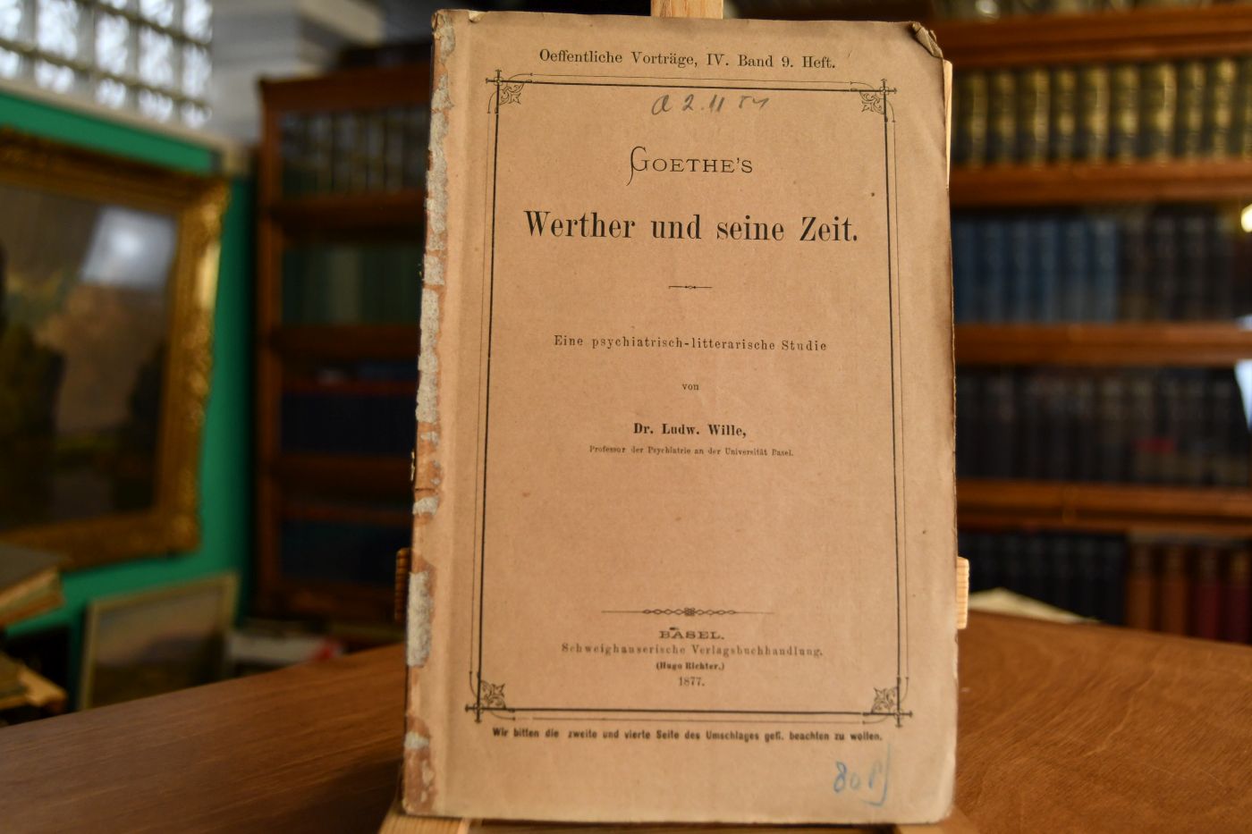 Goethe`s Werther und seine Zeit. Eine psychiatrisch-litterarische Studie.