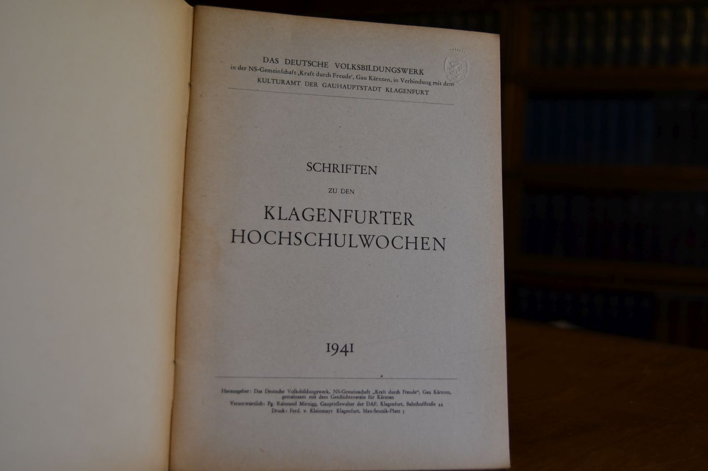 Kärntens Stellung in der deutschen Geschichte.