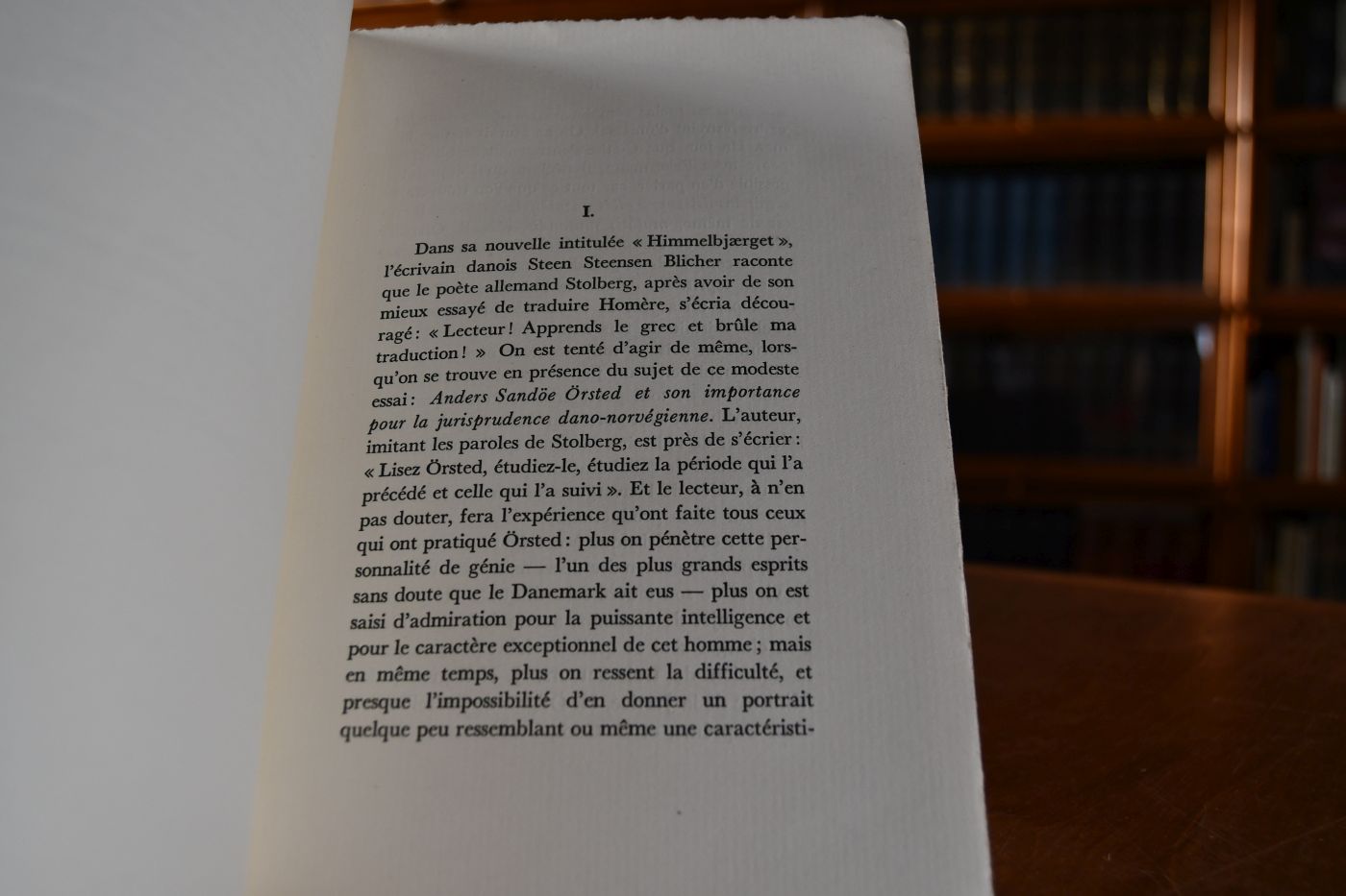 L`oeuvre juridique d`A. S. Örsted.