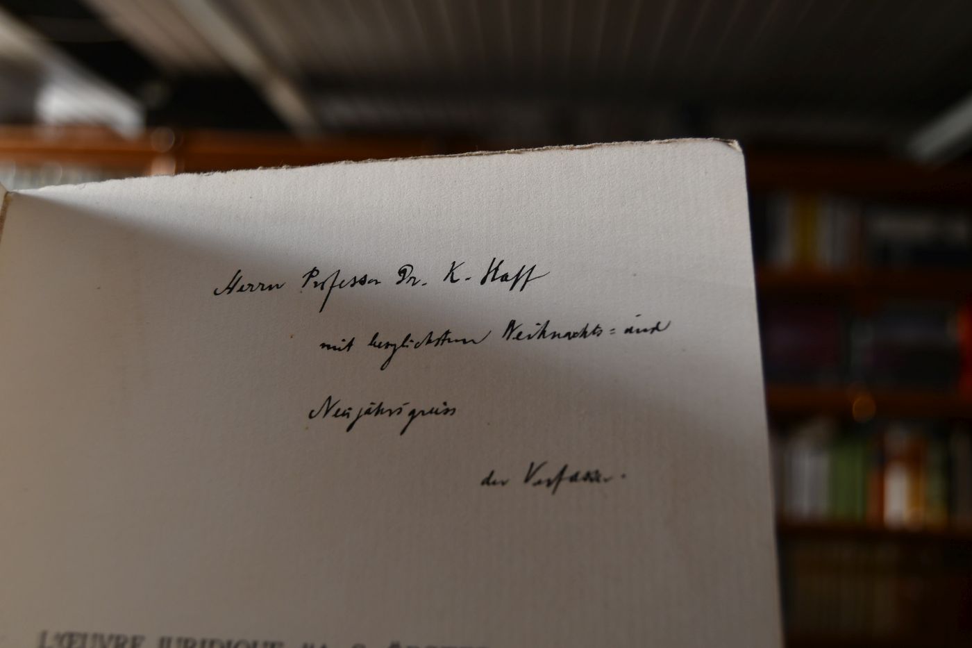 L`oeuvre juridique d`A. S. Örsted.