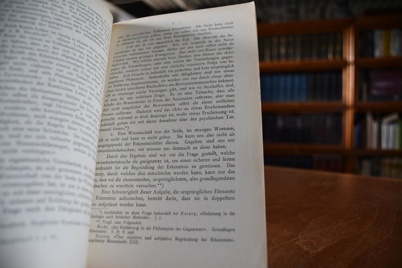 Psychologie u. Begründung der Erkenntnislehre.