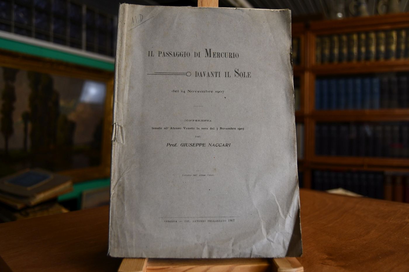 Il passaggio di Mercurio davanti il Sole del 14 novembre 1907. Conferenza tenuta all`Ateneo Veneto la sera del 7 novembre 1907.
