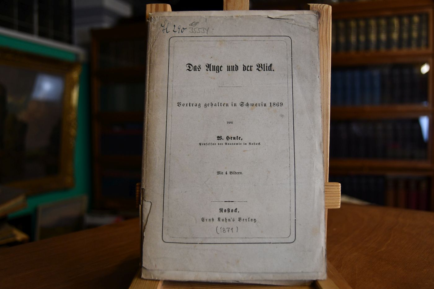 Das Auge und der Blick. Vortrag gehalten in Schwerin