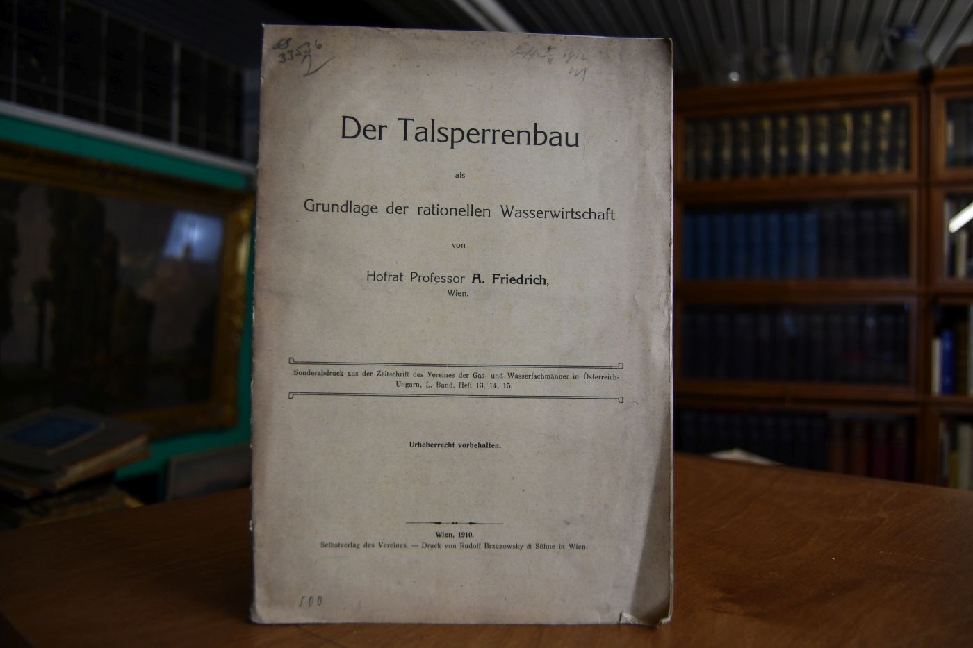 Der Talsperrenbau als Grundlage der rationellen Wasserwirtschaft.