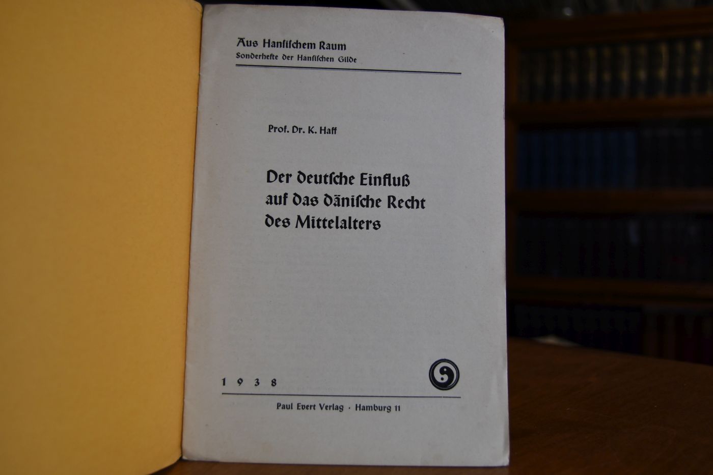 Der deutsche Einfluß auf das dänische Recht des Mittelalters.