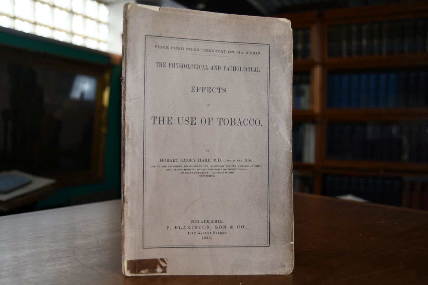 The physiological and pathological effects of the use of tobacco.
