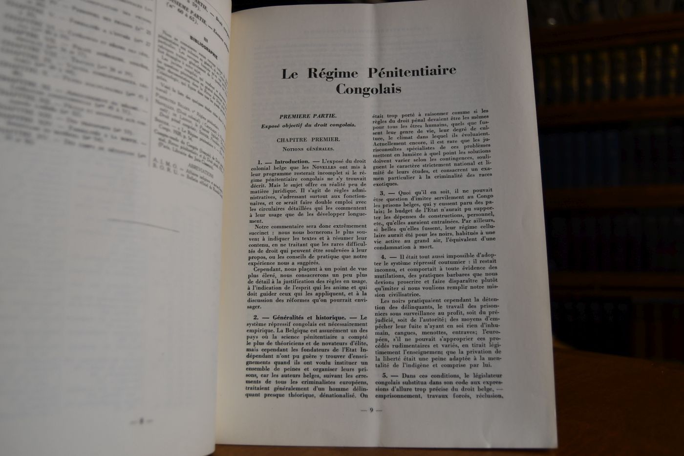 Le Regime penitentiaire congolais.