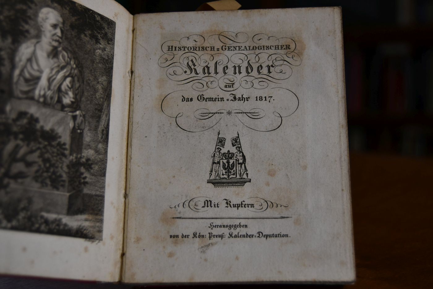 Historisch-Genealogischer Kalender auf das Gemein-Jahr 1817.