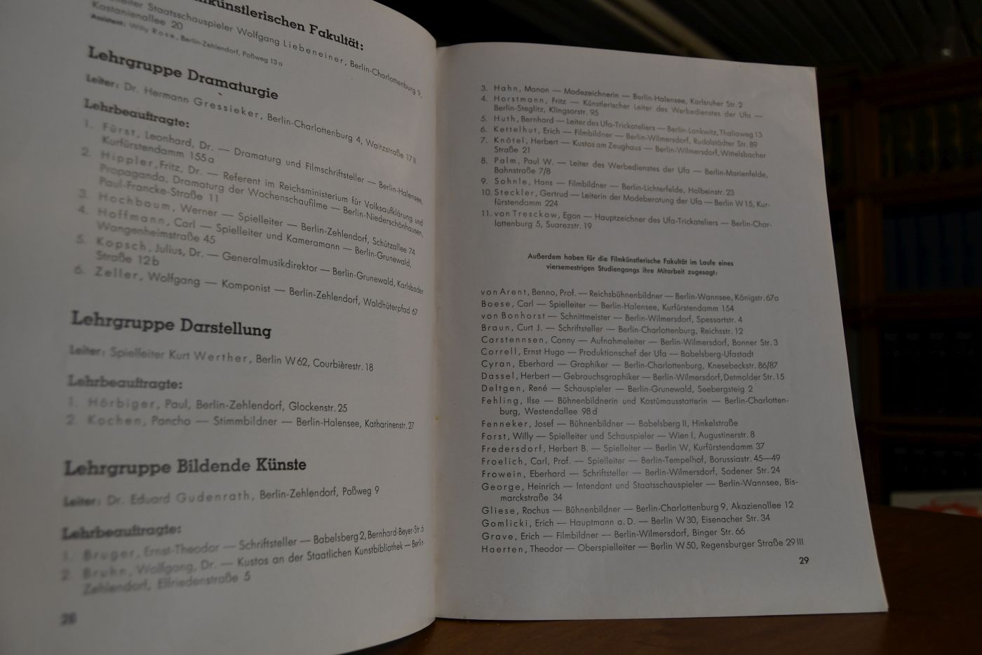Deutsche Filmakademie mit Arbeitsinstitut für Kulturfilmschaffen.