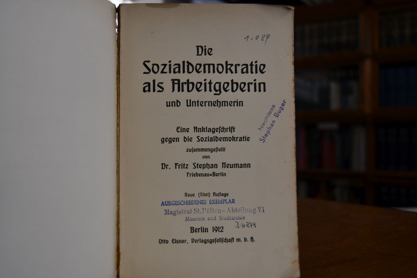 Die Sozialdemokratie als Arbeitgeberin und Unternehmerin.