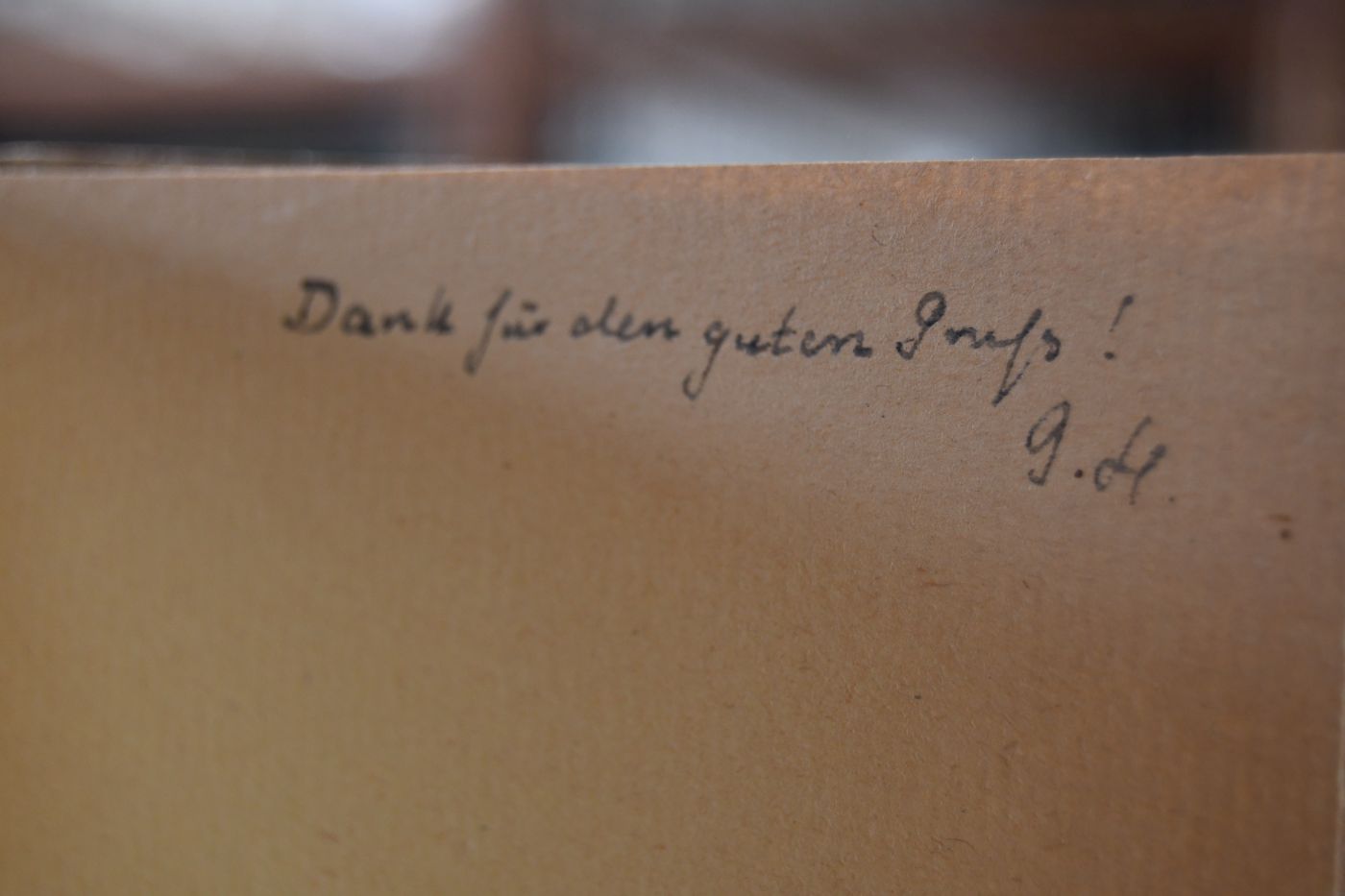 Das Ehrenwort.