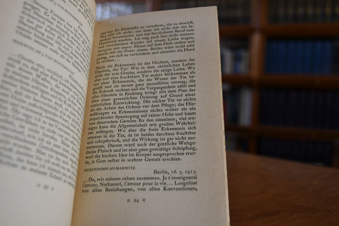 Bernhard von der Marwitz. Eine Jugend in Dichtung und Briefen an G. von Seckendorff, J. von Winterfeldt und andere.