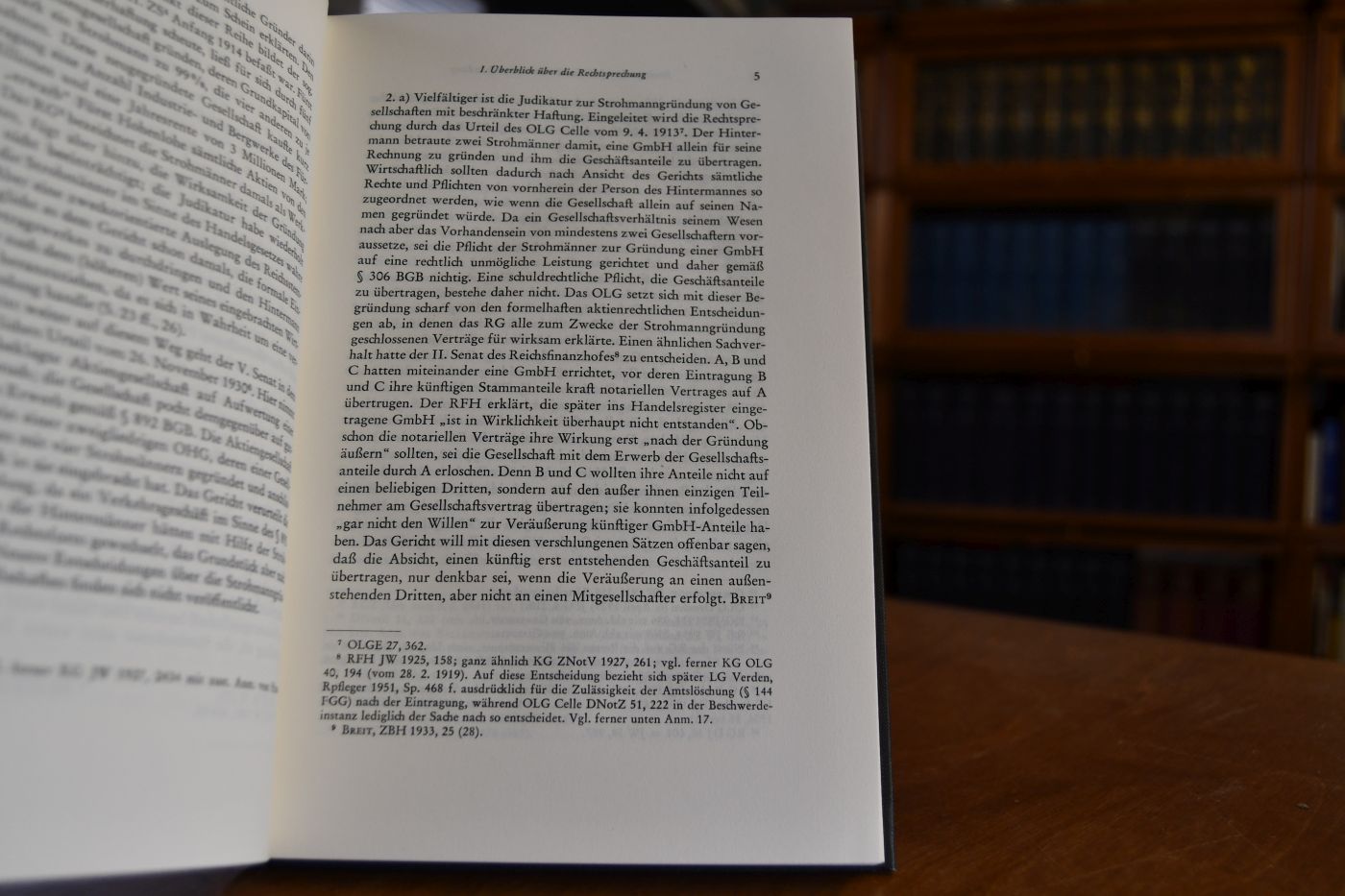 Strohmanngründung bei Kapitalgesellschaften.
