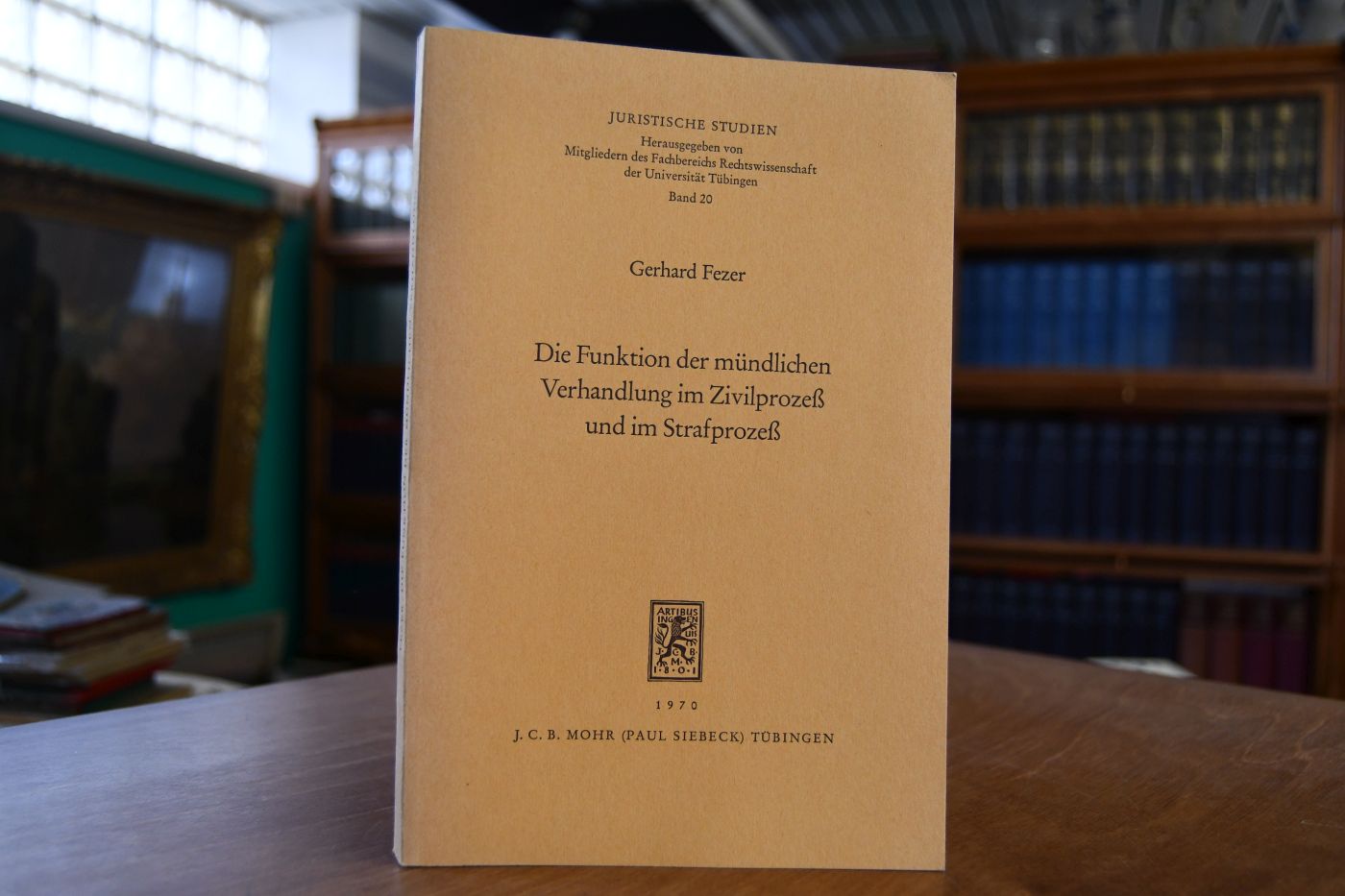 Die Funktion der mündlichen Verhandlung im Zivilprozeß und im Strafprozeß.