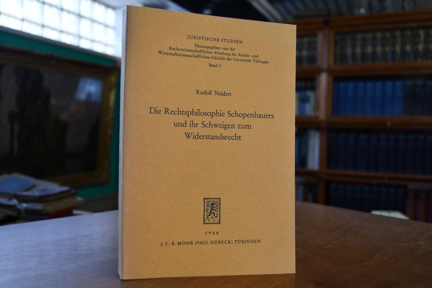 Die Rechtsphilosophie Schopenhauers und ihr Schweigen zum Widerstandsrecht..