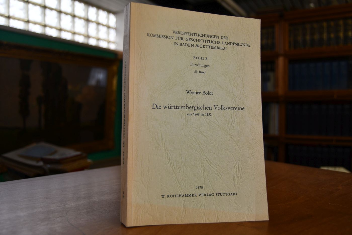 Die württembergischen Volksvereine von 1848 bis 1852.