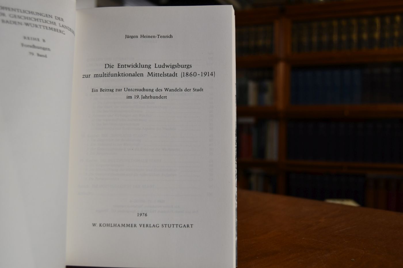 Die Entwicklung Ludwigsburgs zur multifunktionalen Mittelstadt (1860 - 1914). Ein Beitrag zur Untersuchung des Wandels der Stadt im 19. Jahrhundert.