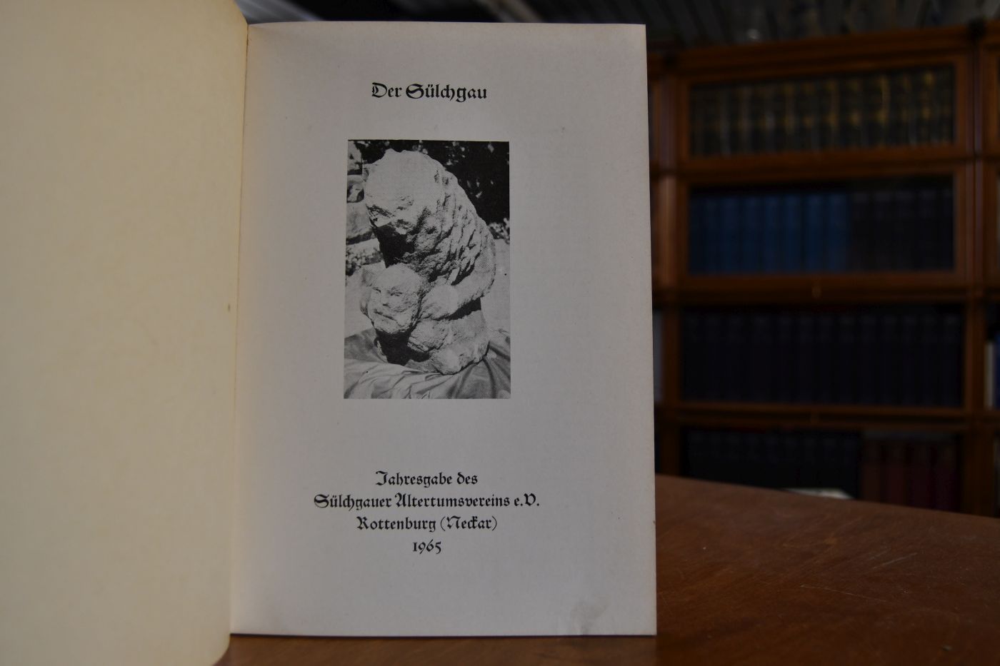 Der Sülchgau. Jahresgabe des Sülchgauer Altertumsvereins e.V. Rottenburg (Neckar), 1965.