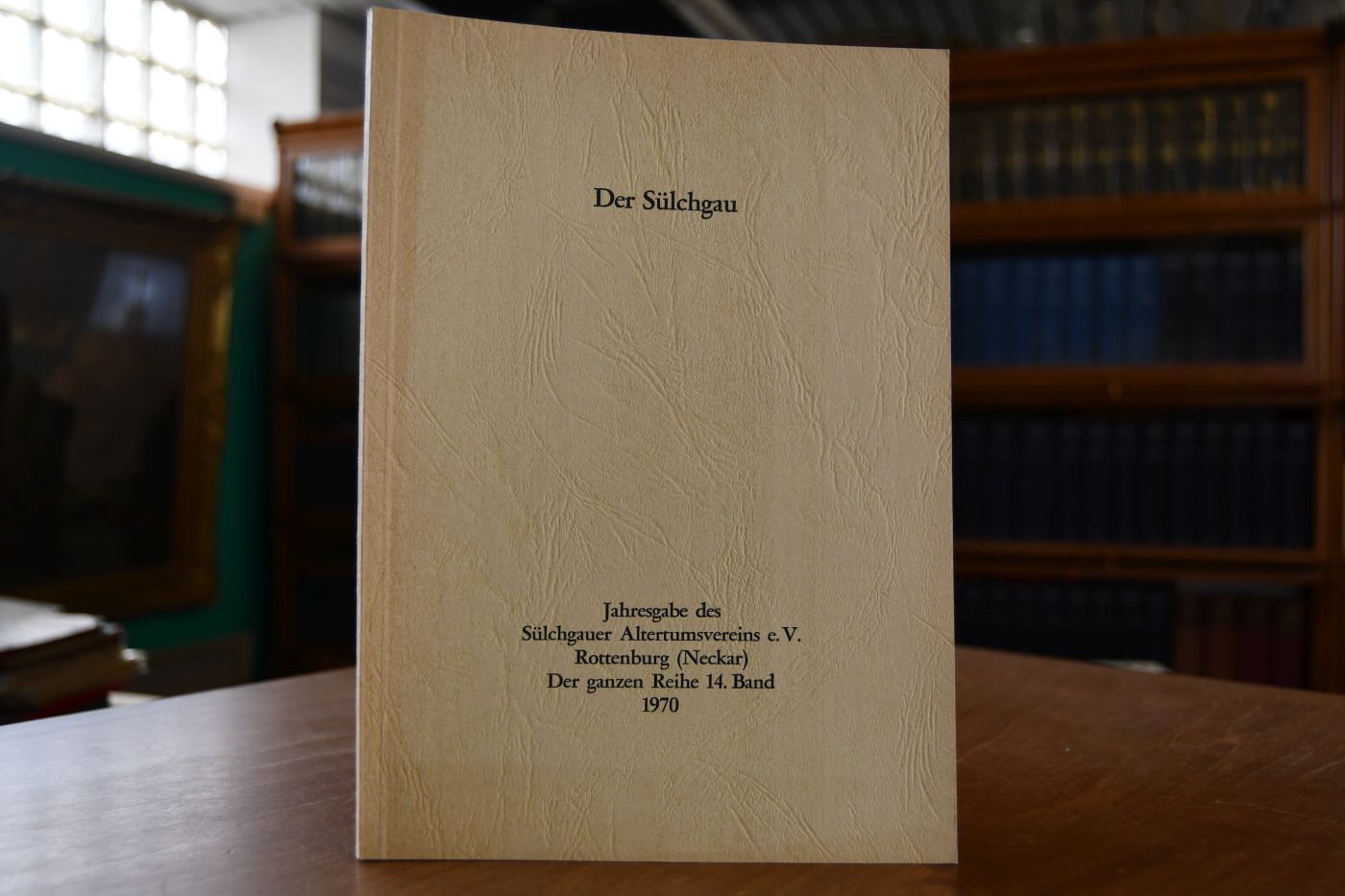 Der Sülchgau. Jahresgabe des Sülchgauer Altertumsvereins e.V. Rottenburg (Neckar), 1970.