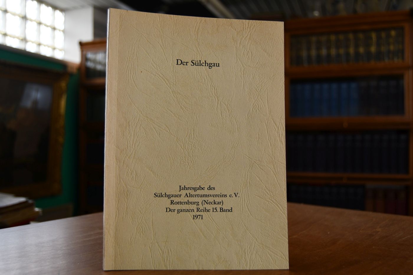 Der Sülchgau. Jahresgabe des Sülchgauer Altertumsvereins e.V. Rottenburg (Neckar), 1970.
