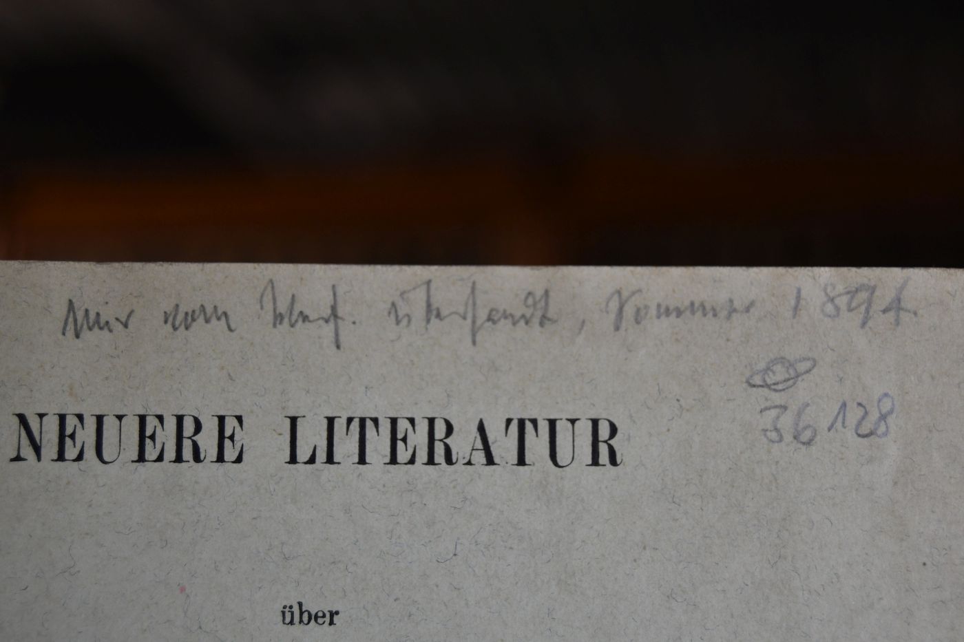 Neuere Literatur über deutsches Städtewesen.