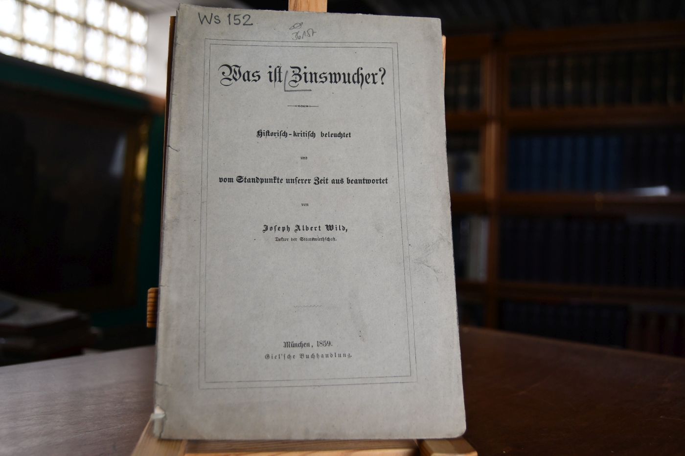 Was ist Zinswucher? Historisch-kritisch beleuchtet und vom Standpunkte unserer Zeit beantwortet.