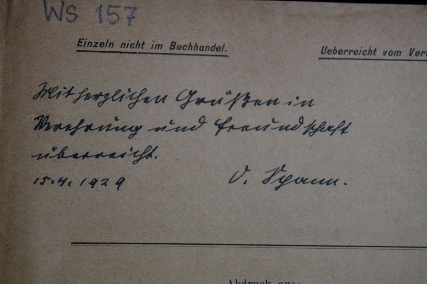 Die Lösung der Wert- und Preisfrage aus der Ganzheitslehre.