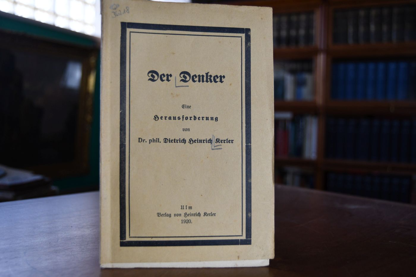 Der Denker. Eine Herausforderung.
