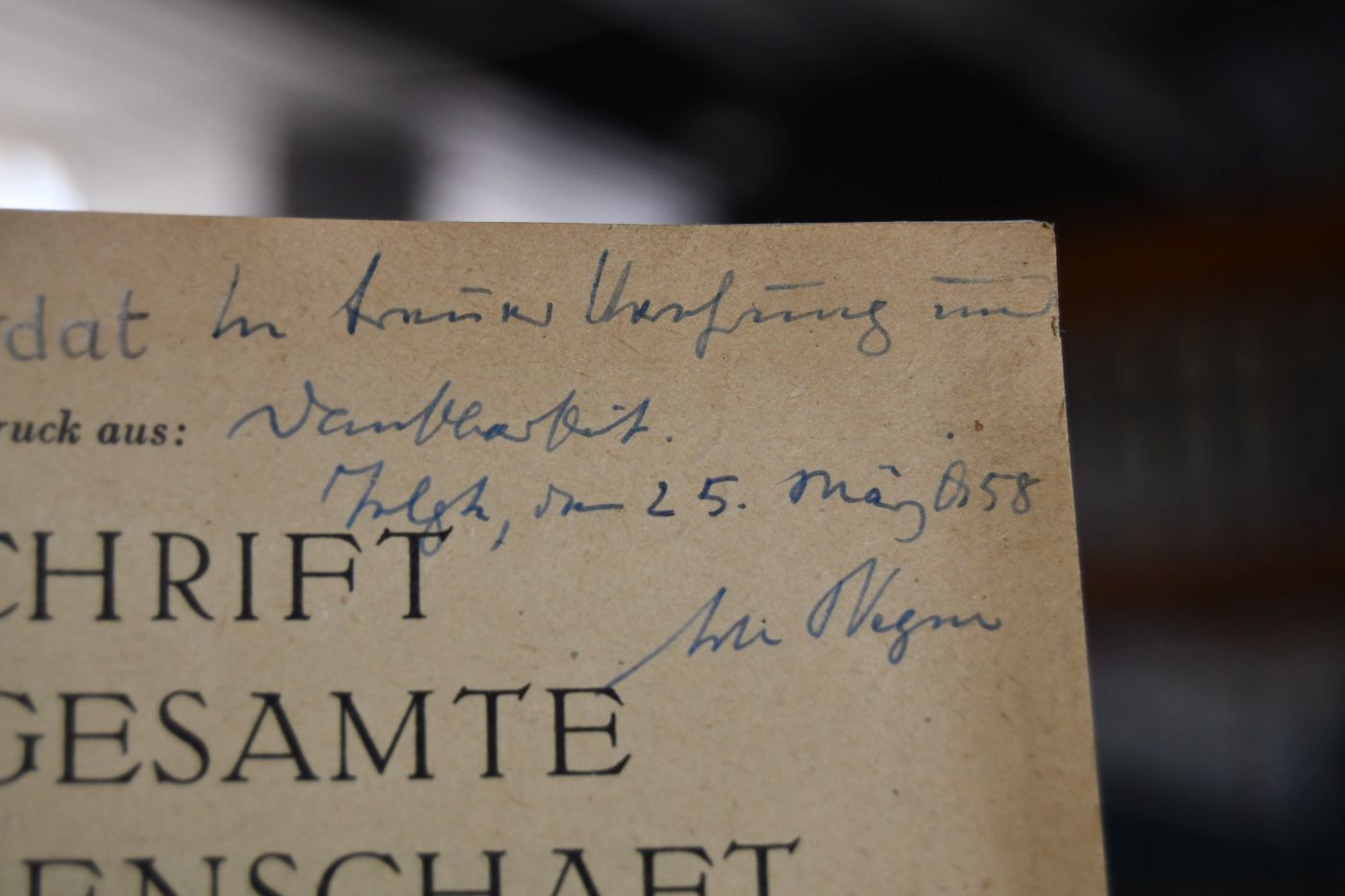 Vom wissenschaftlichen Verteidigen des Reichskonkordats.