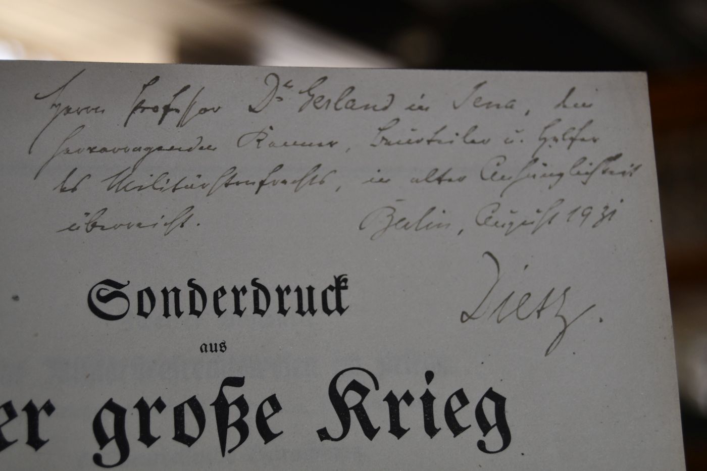 Das Militärstrafrechtswesen im Kriege.