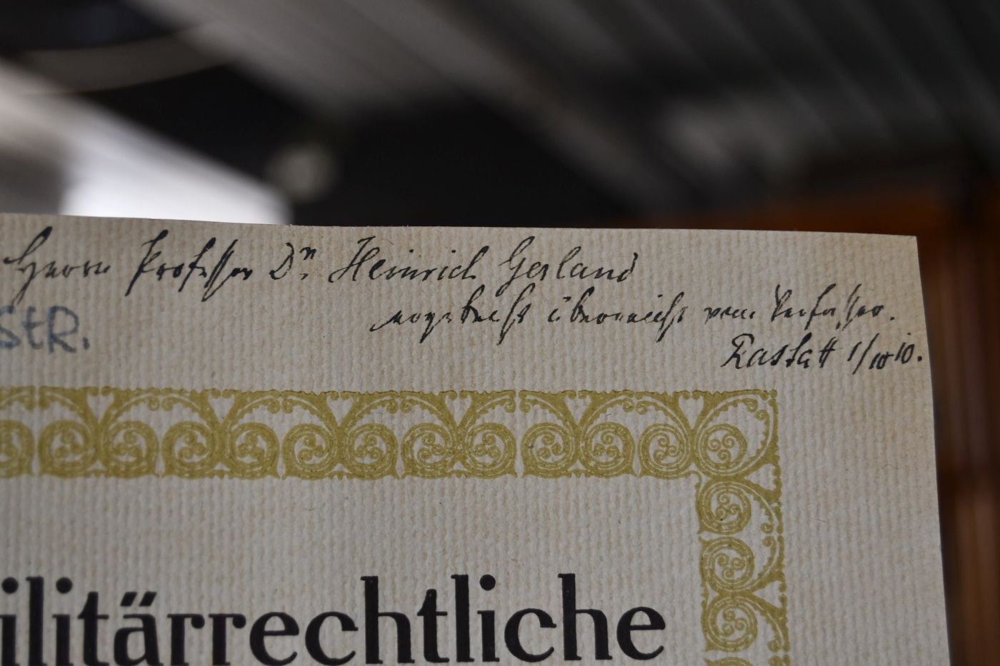 Streiflichter über die Militärstrafrechtspflege, Einheitlichkeit der militärischen Rechtsprechung und Erweiterung der Befugnisse des Reichsmilitärgerichts.
