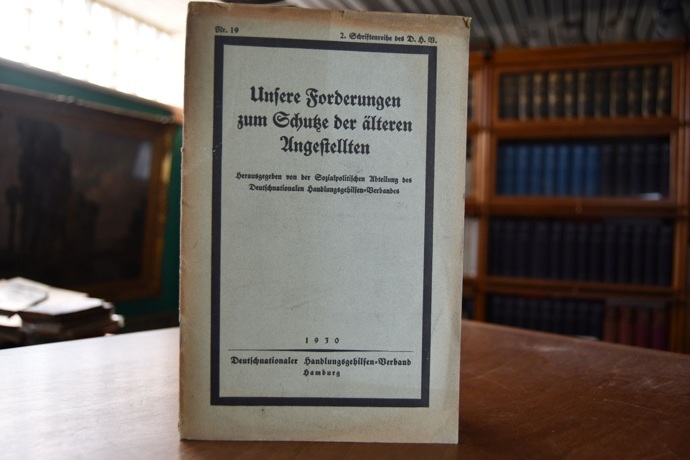 Unsere Forderungen zum Schutze der älteren Angestellten.