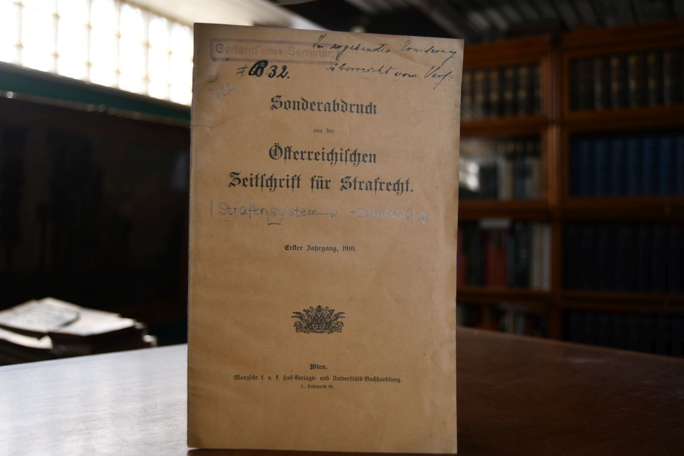 Strafsystem und Strafzumessung im österreichischen und deutschen Vorentwurf.