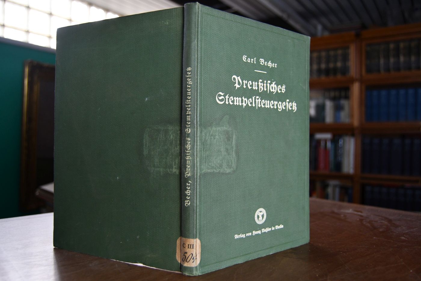 Preußisches Stempelsteuergesetz in der Fassung vom 27. Oktober 1924 nebst den Ausführungsbestimmungen und der gemeinschaftlichen Verfügung.