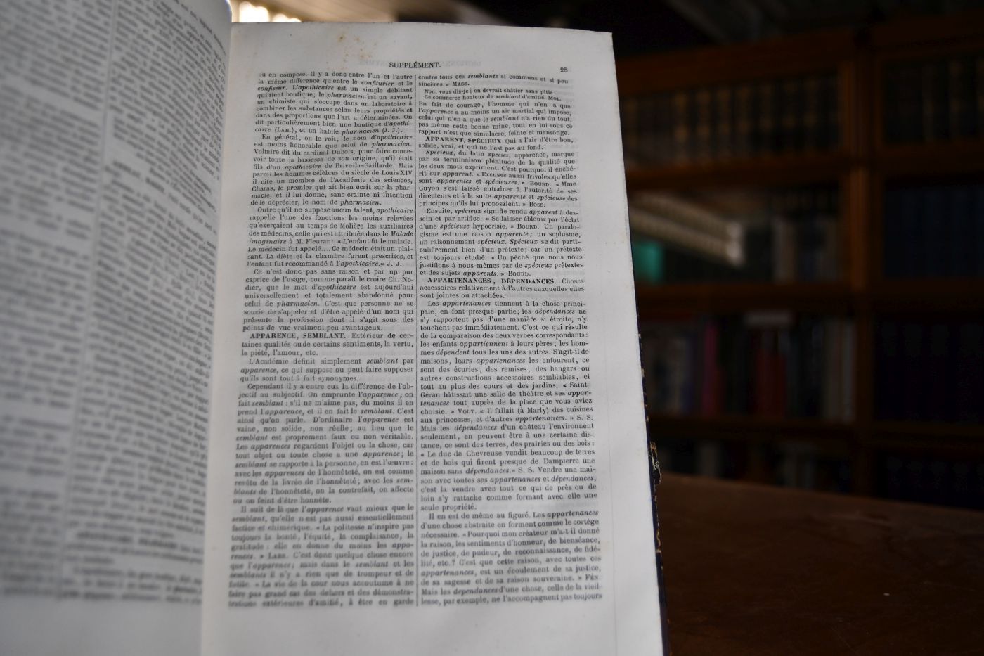 Supplement du Dictionnaire des Synonymes de la langue Francaise.