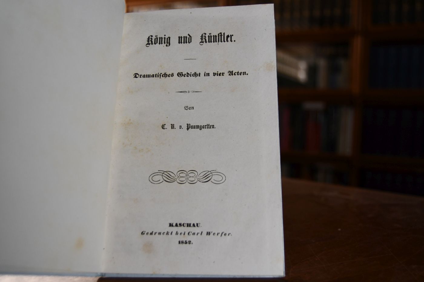 König und Künstler. Dramatisches Gedicht in vier Acten.