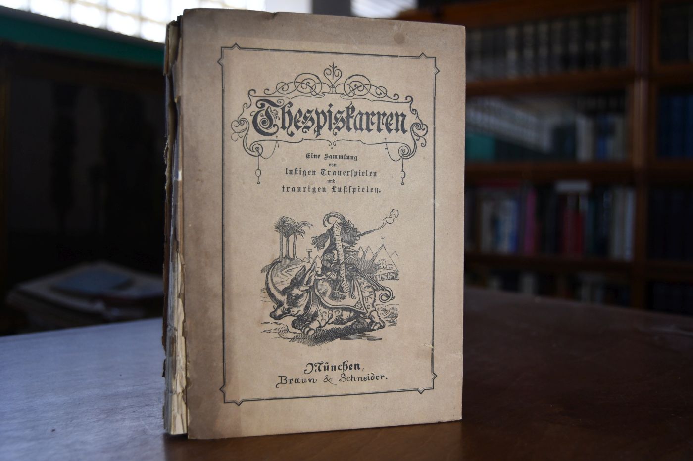 Thespiskarren. Eine Sammlg von lustigen Trauerspielen und traurigen Lustspielen
